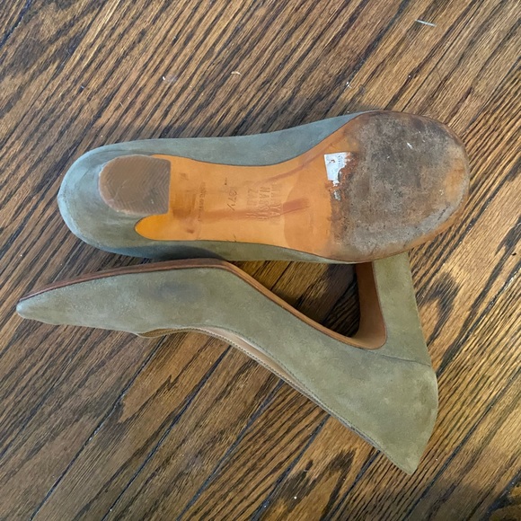 Maryam Nassir Zafeh Green Heels—Size 37.5 - Picture 3 of 4
